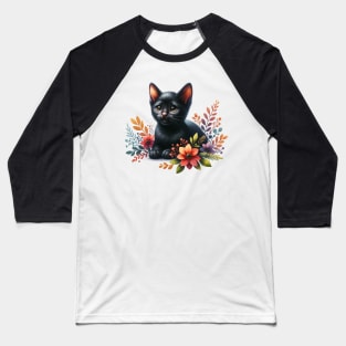 Bombay Kitten Baseball T-Shirt